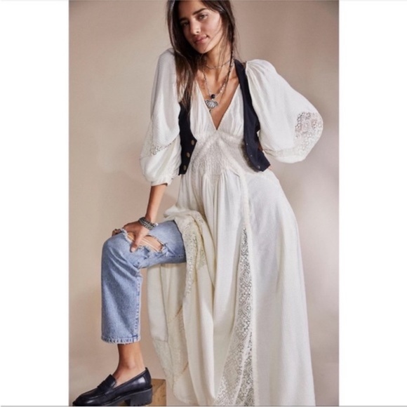 Free People Southwest Lace Maxi Dress - Picture 4 of 8